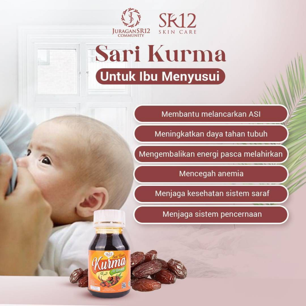 

Sari Buah Kurma SR12 Sari Kurma Asli Kualitas Premium Meningkatkan Stamina Tubuh Tanpa Gula