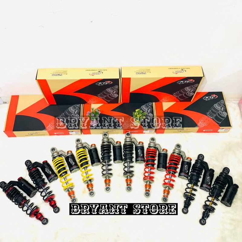 SHOCK BREAKER ORIGINAL KTC RACING EXTREME SERIES NEW 2023 KLIK REBOUND 280MM 320MM 340MM TABUNG ATAS ORIGINAL SHOCKBREAKER 280 MM 320 MM 340 MM MOTOR BEBEK RX KING MEGA PRO CB 150 TIGER W175 JUPITER Z VEGA F1ZR SUPRA KHARISMA THUNDER FIZR