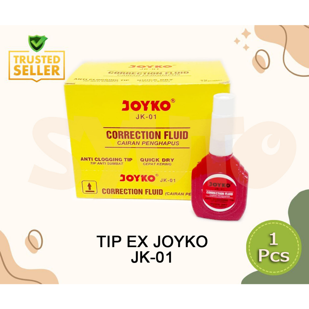 

STIPO TIPE X TIP EX JOYKO JK 101 CORRECTION FLUID JK-01