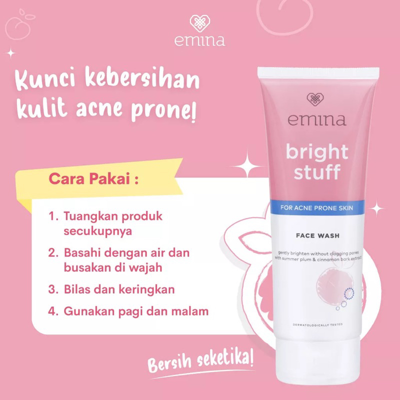 EMINA FACIAL WASH FOR ACNE PRONE SKIN 100ml