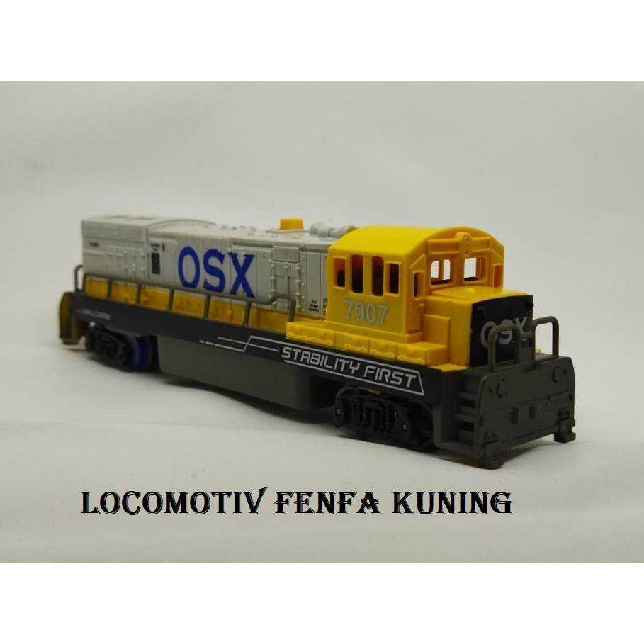 Mainan Kereta Api Lokomotif Fenfa Kuning Nobleness