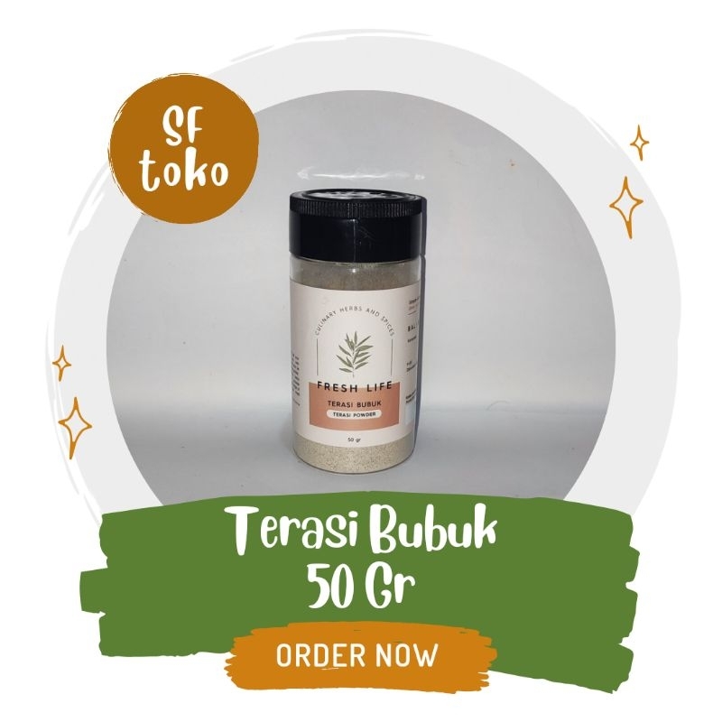 

(Fresh Life) Terasi Udang Bubuk 50 Gram