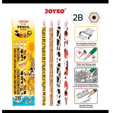 

pencil joyko 1pack 2B p-101