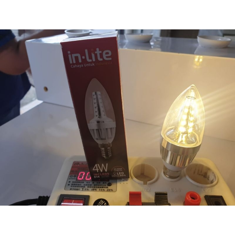 Lampu In-Lite LED Candle E14 INCL005 4 watt