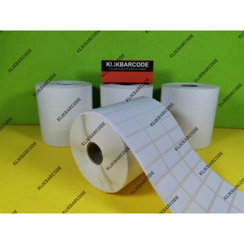 

LABEL BARCODE SEMICOATED 33 X 15 3 LINE GAP ISI 10.000 PCS - Putih FO
