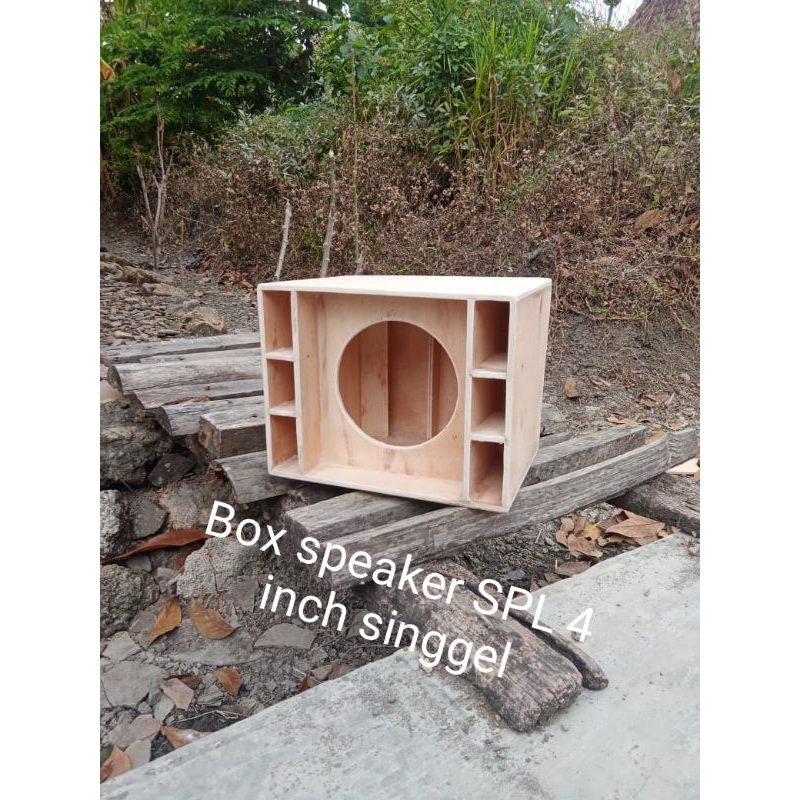 box speaker SPL 4 inch singgel mentahan