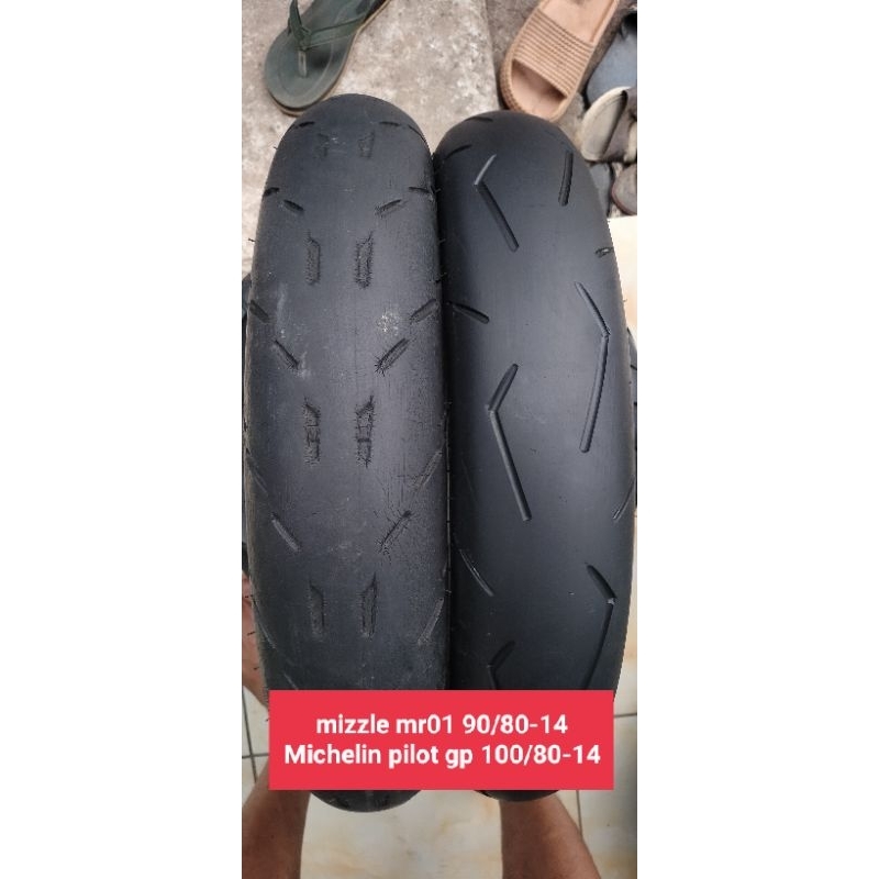 ban softcoumpond ring 14 tubles ukuran 90/80-100/80