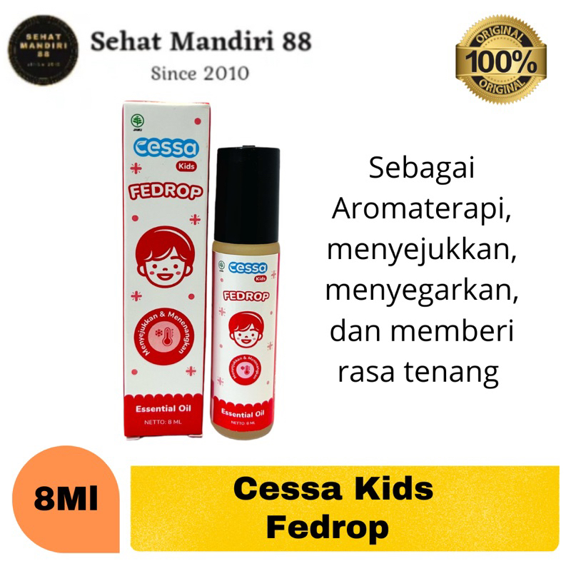 Cessa Essential Oil Kids Fedrop 8ml - Cessa Kids Merah