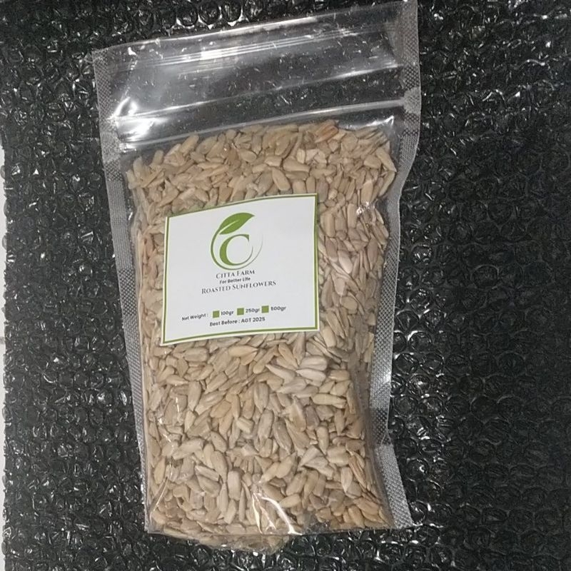 

Roasted Organic Sunflower Seed / Biji Bunga Matahari (Kuaci Kupas) 500gr