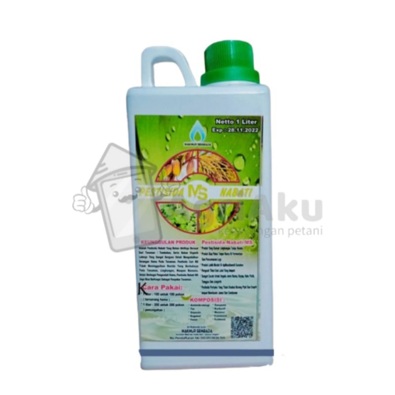 Pestisida Organik Nabati MS Obat Hama Untuk Tanaman Hias Padi Cabe Ulat Kutu Putih  Insektisida Herb