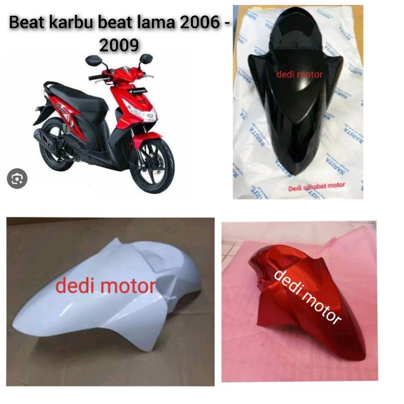 Spakbor Slebor Depan Beat Karbu Beat Lama Hitam spakbor depan beat karbu beat lama putih Spakbor dep