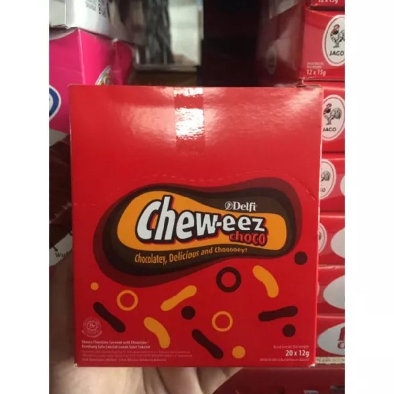 Coklat Cheweez Choco 1 Box isi 20 Pcs