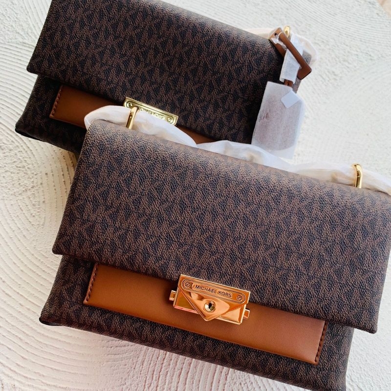 MK Cece medium signature brown