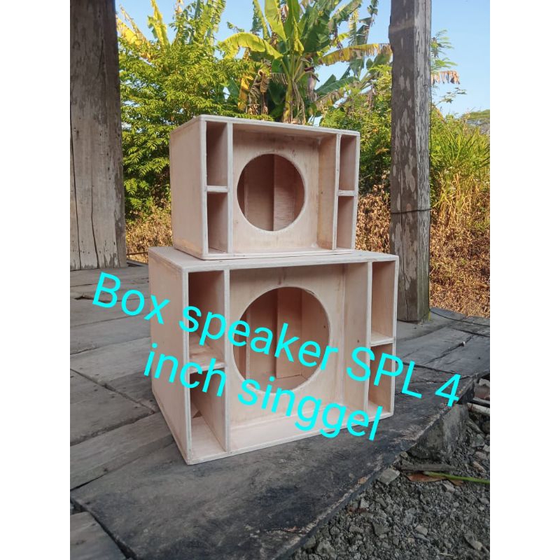 Box SPL 4 inch singgel mentahan