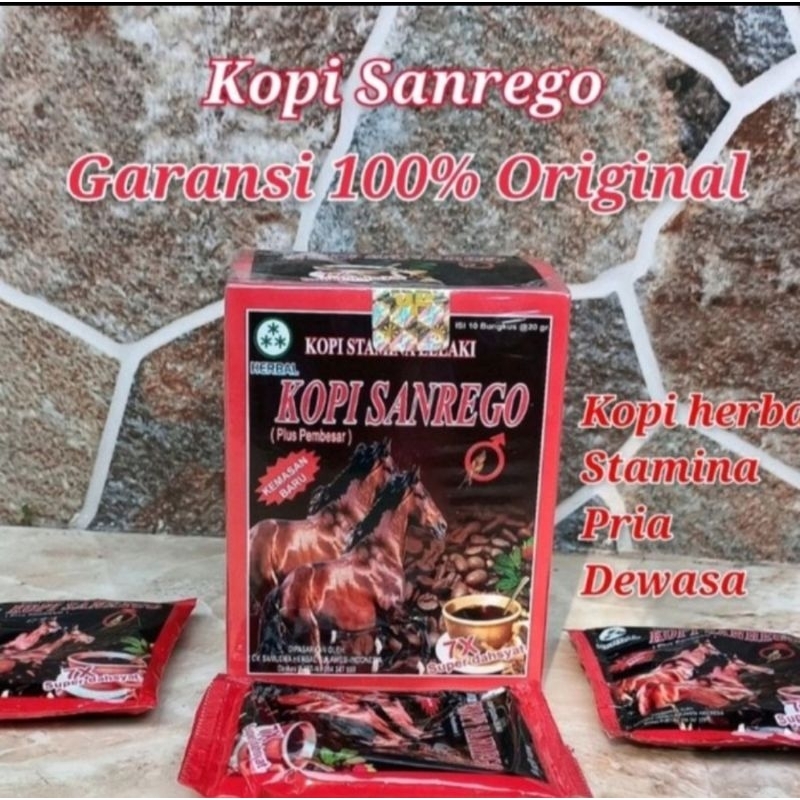 KOPI STAMINA PRIA/KOPI HERBAL SANREGO ORIGINAL