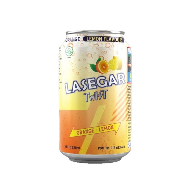 

LASEGAR Twist Minuman Penyegar Jeruk Lemon 320 ml