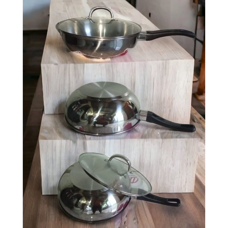 DEEPWOK MAXIM EXPORT 26CM+TUTUP KACA