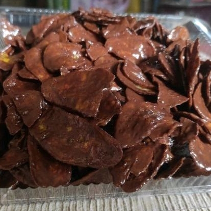 

keripik pisang coklat lumer nahla