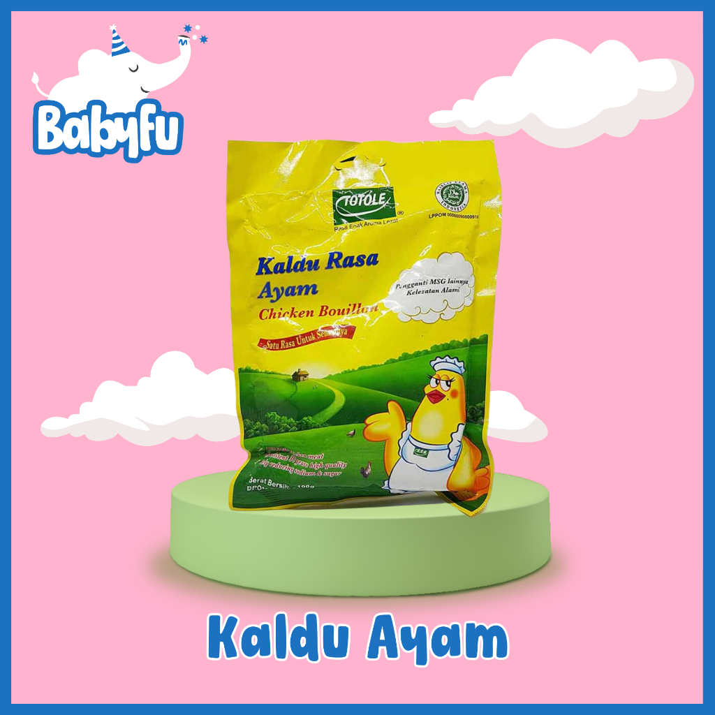 

Totole Kaldu Ayam 100gram HALAL Penganti MSG Lainnya