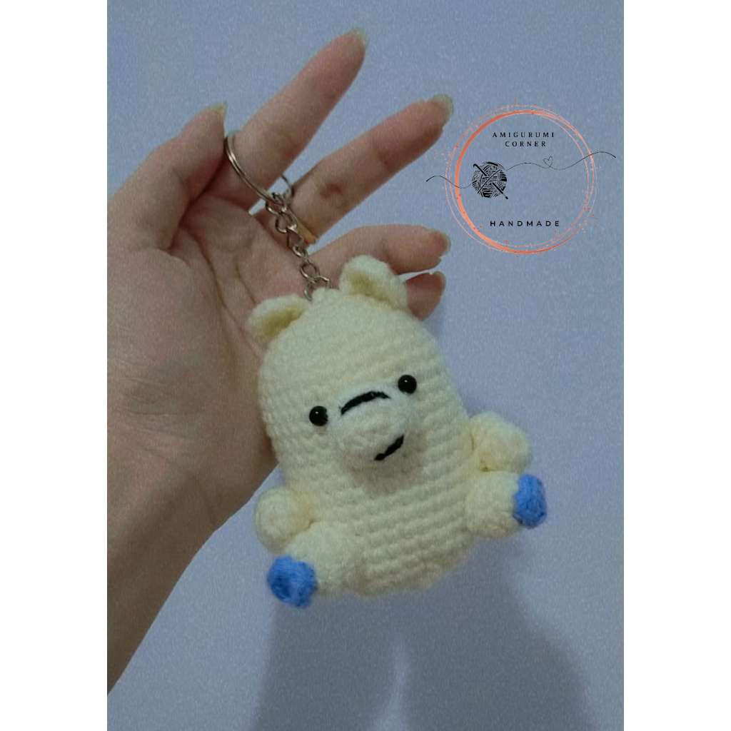 Ice Bear Amigurumi | Amigurumi Ice Bear | We Bare Bears | Gantungan Kunci | Boneka rajut | Crochet