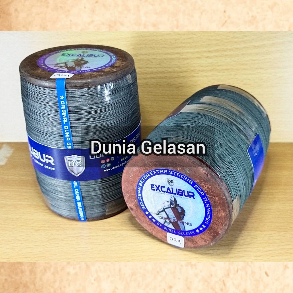 Gelasan Beton DG Excalibur 0.24 Klos Kayu 6000 yards - Matot Bahan Abu2 Racikan Lomba Extra Strong