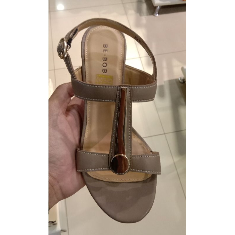 Sandal sepatu heels tali gladiator hak tinggi 5 cm produk original brand Be.bob kece kekinian kualit