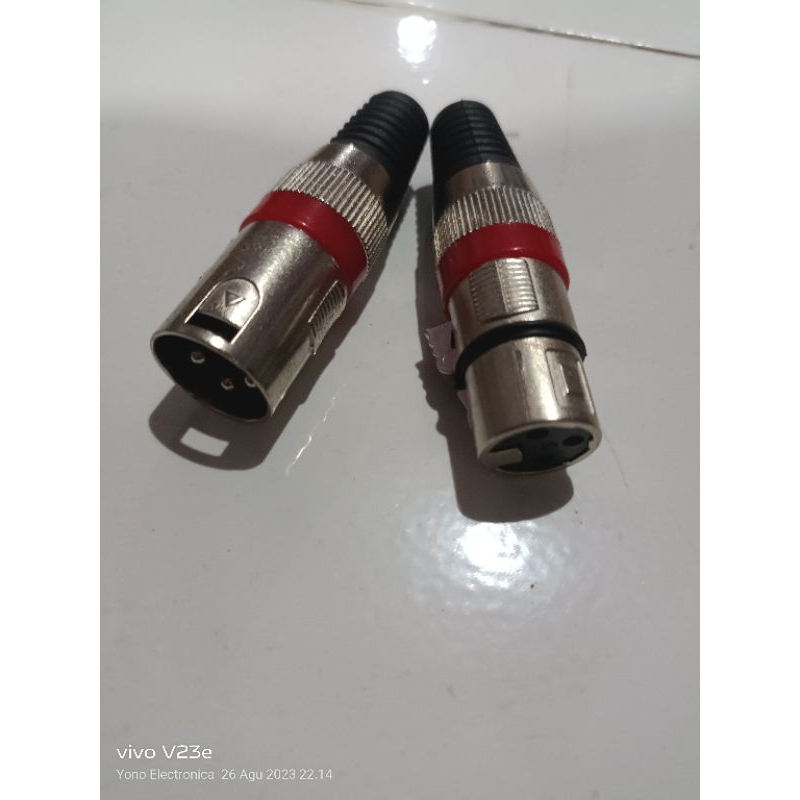 Jack+Soket cannon 5 pasang