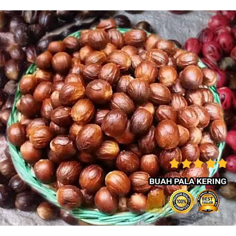 

Biji Pala Kering 500 Gram Netto Super