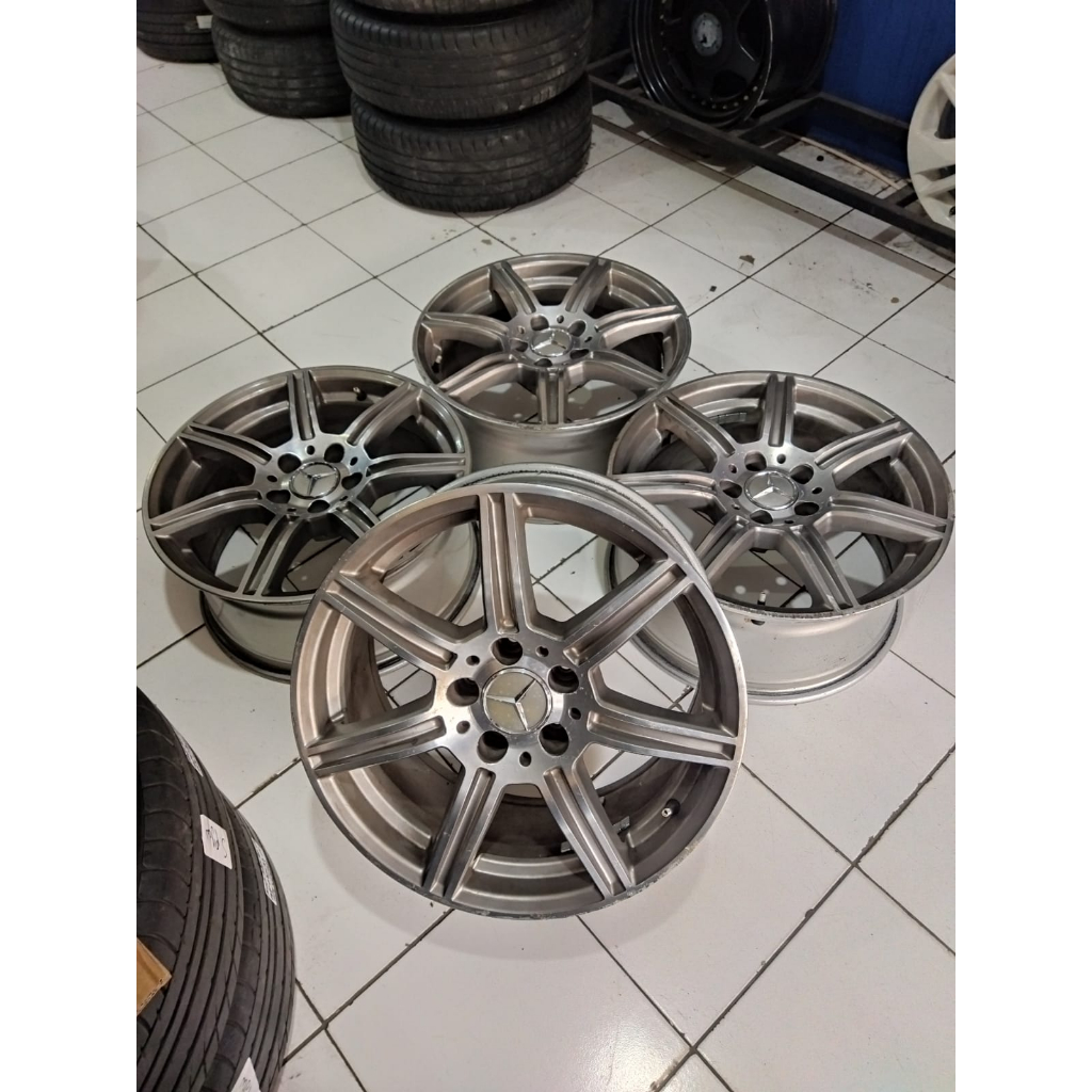 velg mobil second REP MERCY ring 17 hole 5x112 buat vw mercy inova camry