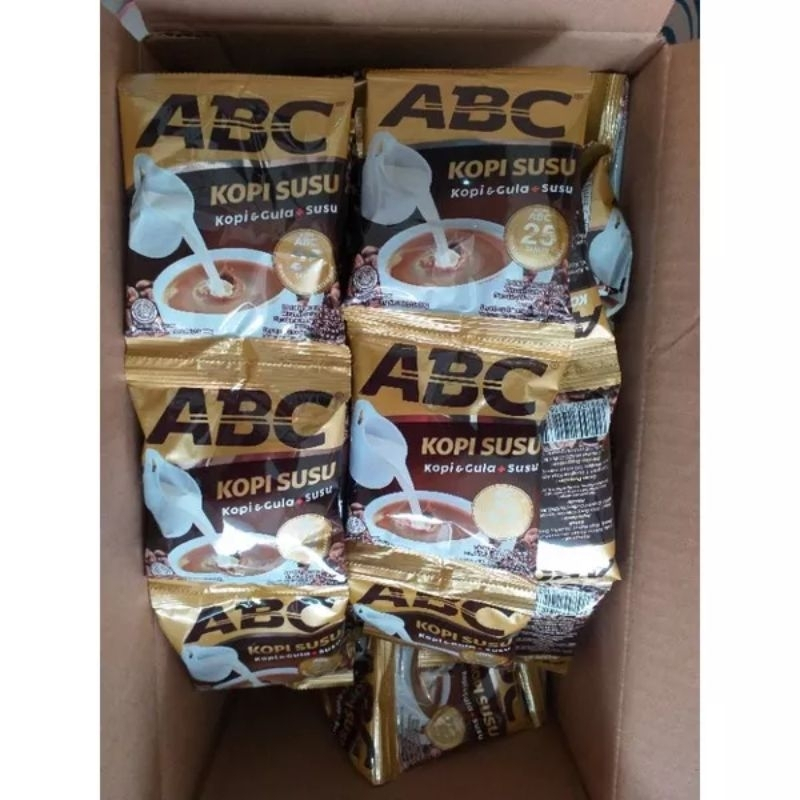 

KOPI ABC SUSU 1 renceng 10 sachet dan 3 renceng 30 sachet