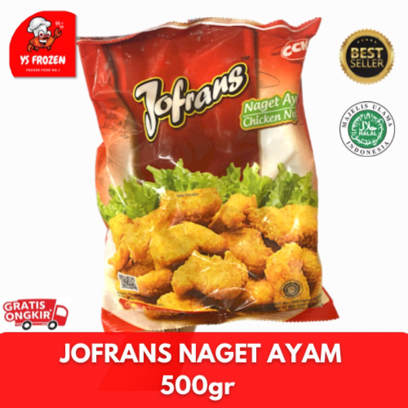 

Jofrans Naget Ayam 500gr / Naget Ayam Enak / YS Frozen Palembang