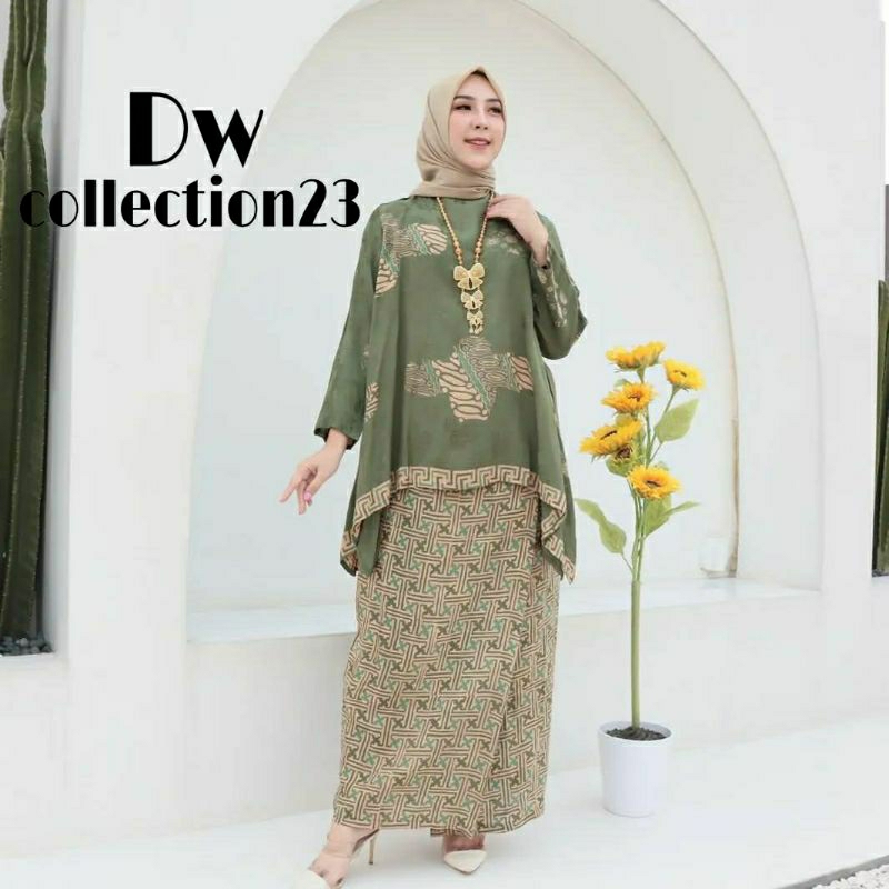 NEW ARRIVAL SETELAN ROK BATIK TRADISIONAL BAHAN VISCOSE SEMI SUTRA PREMIUM
