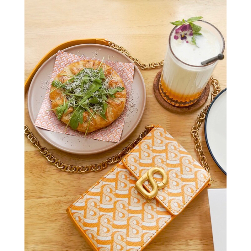 BIMU PHONE BAG LAVENDER MANGO ALOE BUTTONSCARVES AS IS ITEM