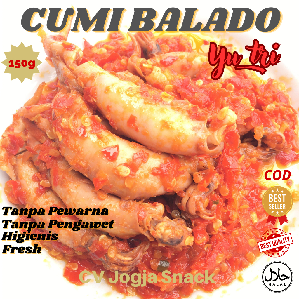 

SAMBAL CUMI TELUR ASIN 150g PETE UTUH BALADO PEDAS TANPA PENGAWET HALAL MANIS PEDAS GURIH LAUK PAUK