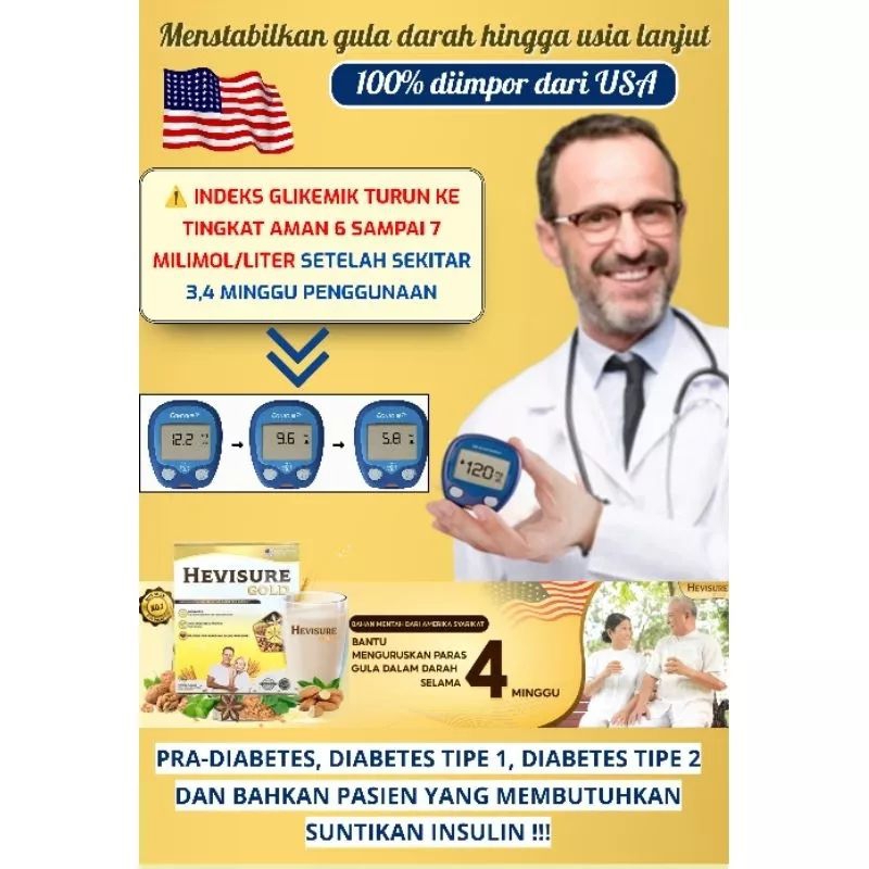 

SUSU HEVISURE GOLD BPOM UNTUK PENGOBATAN DIABETES