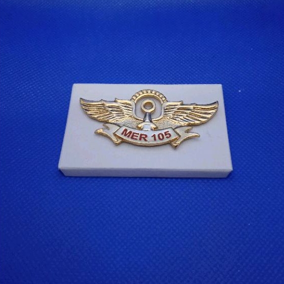 brevet wing pin mer 105 armed pdh tni ad