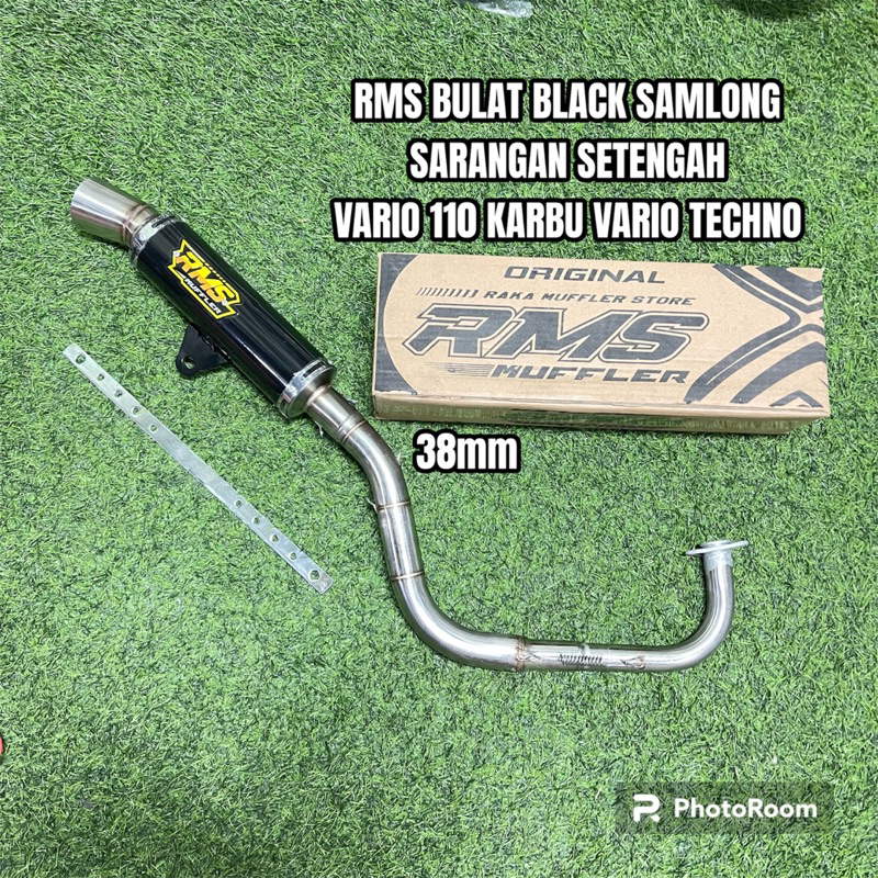 knalpot rms vario 110 karbu vario techno 110 karbu samlong inlet 38 dan 50 sarangan setengah