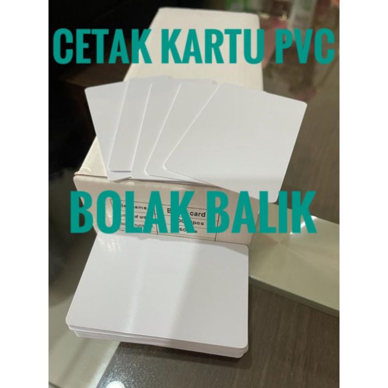 

Cetak Kartu / Cetak ID Card Bolak Balik Bahan PVC