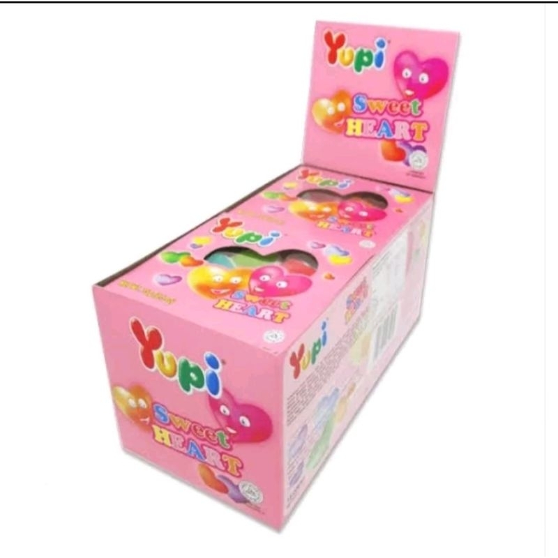 

YUPI SWEAT HEART 1 BOX ISI 12 PCS