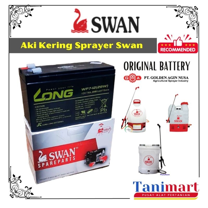Aki Original SWAN / Battery Original SWAN / Aki Tangki Swan Ori / Aki Ori Swan / Tangki Swan Ori / B