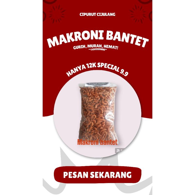 

Makaroni Bantet 200gram