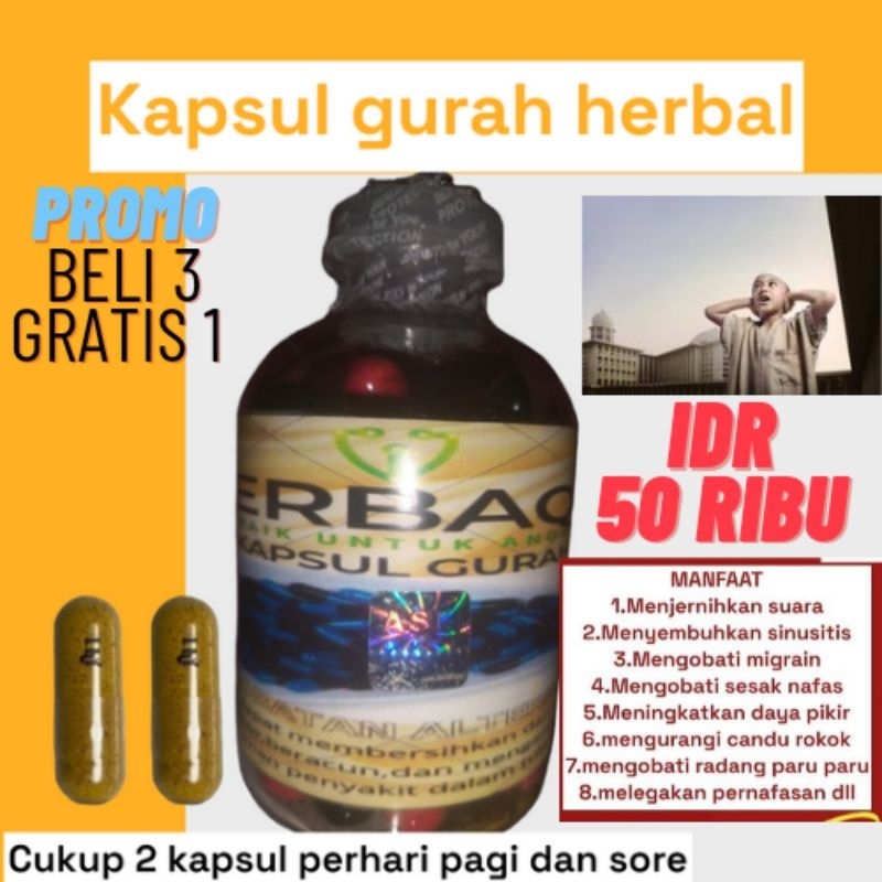 kapsul gurah suara merdu herbal