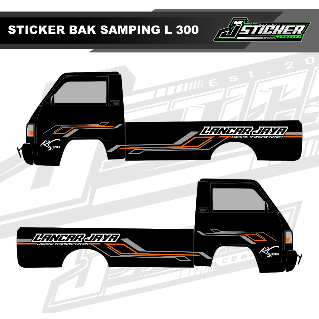 STIKER SAMPING L300