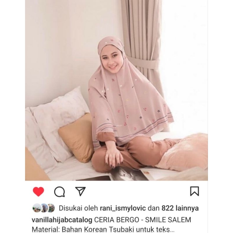 vanilla hijab - ceria bergo