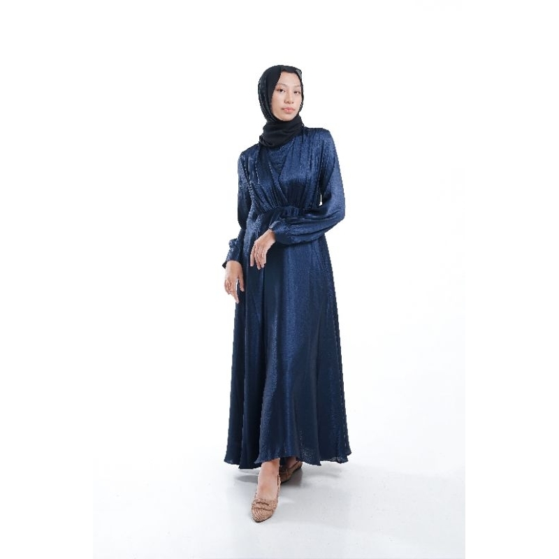 AZZAHRA GAMIS SIMPLE  ALULA NAVY PREMIUM