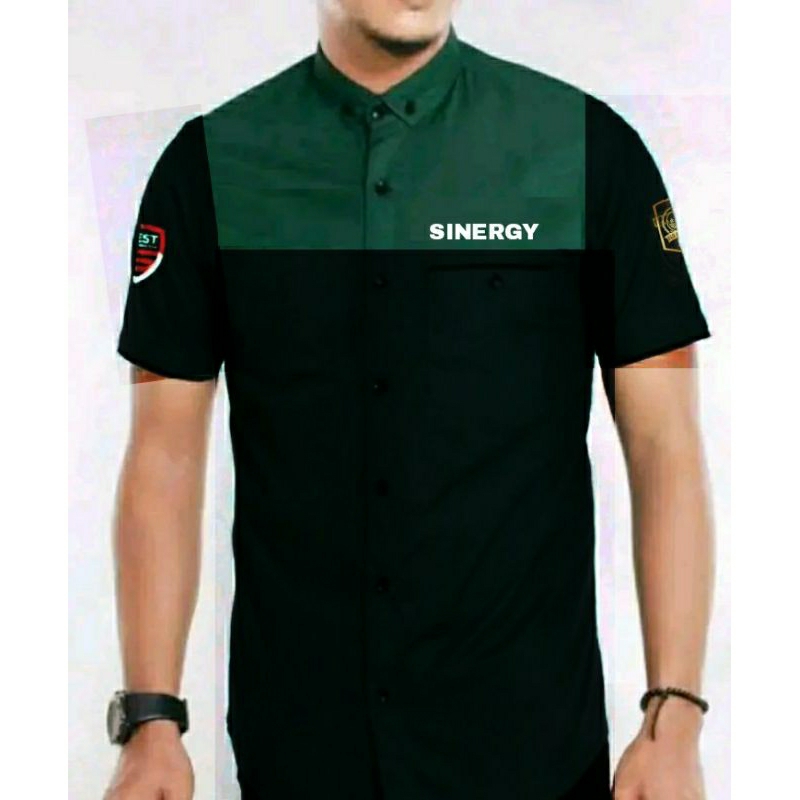 kemeja eco farming polos
