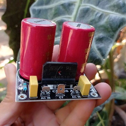 psu 2elco nichicon merah 10000uf 50v