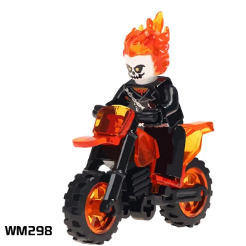 Lego Mini Figure Gh0st Rider Wm298 Mainan Balok