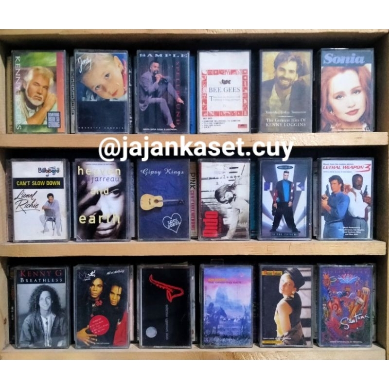KASET PITA AIR SUPPLY SANTANA BEE GEES BARANG JADUL BARANG JADUL BARANG UNIK BARANG ANTIK PROMO