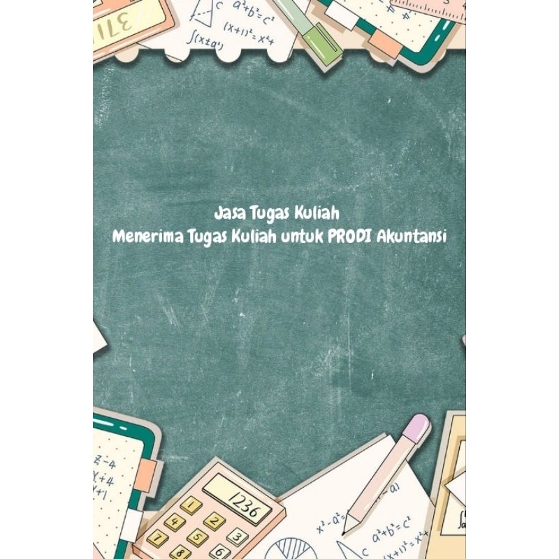 Pengerjaan Tugas Kuliah Prodi Akuntansi
